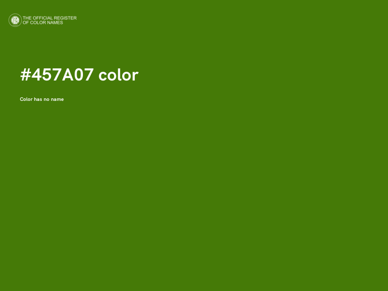#457A07 color image