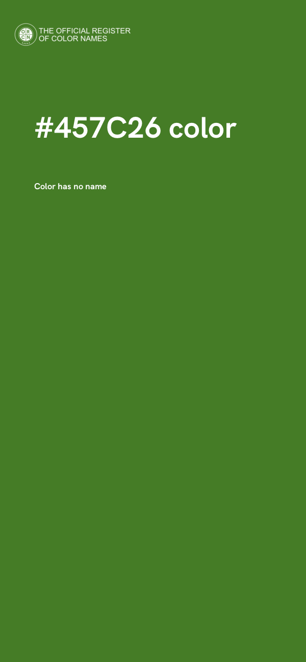 #457C26 color image