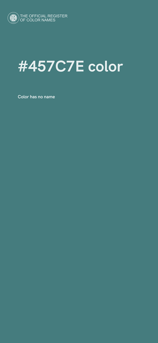 #457C7E color image