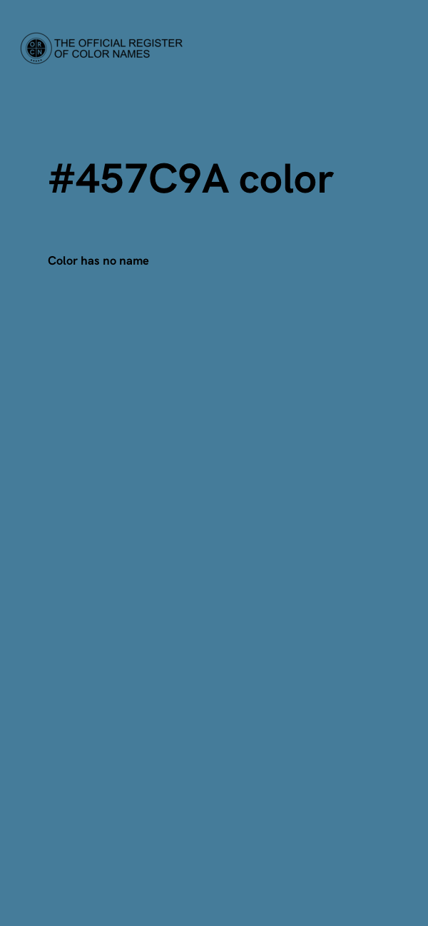 #457C9A color image