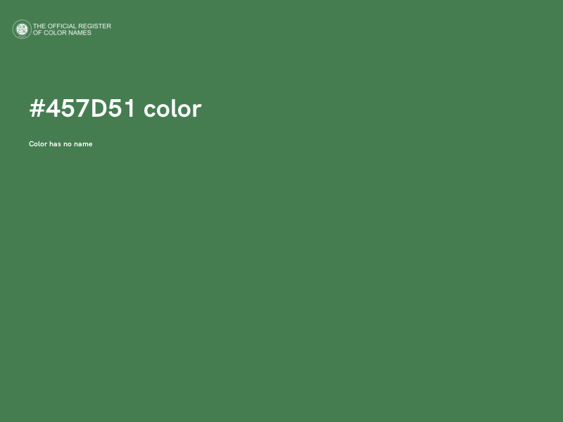 #457D51 color image