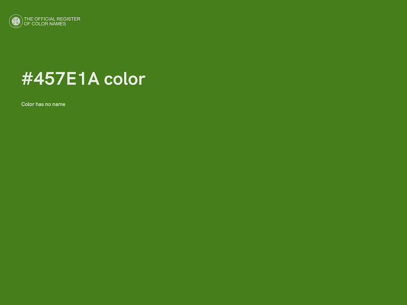 #457E1A color image