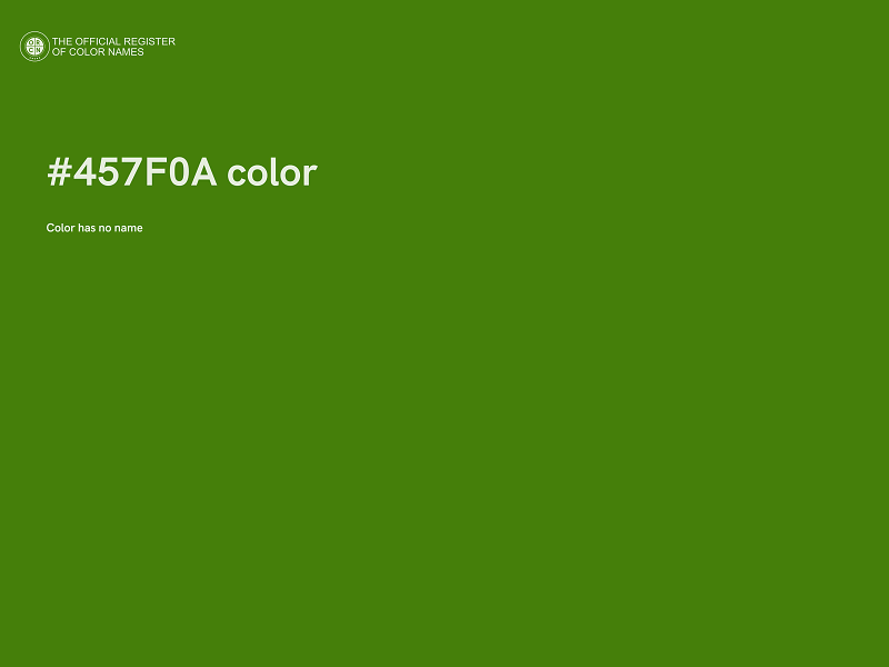 #457F0A color image