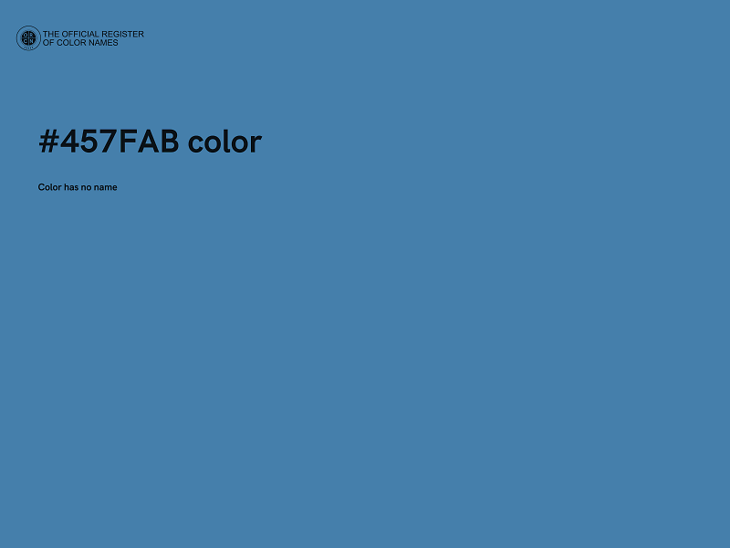 #457FAB color image