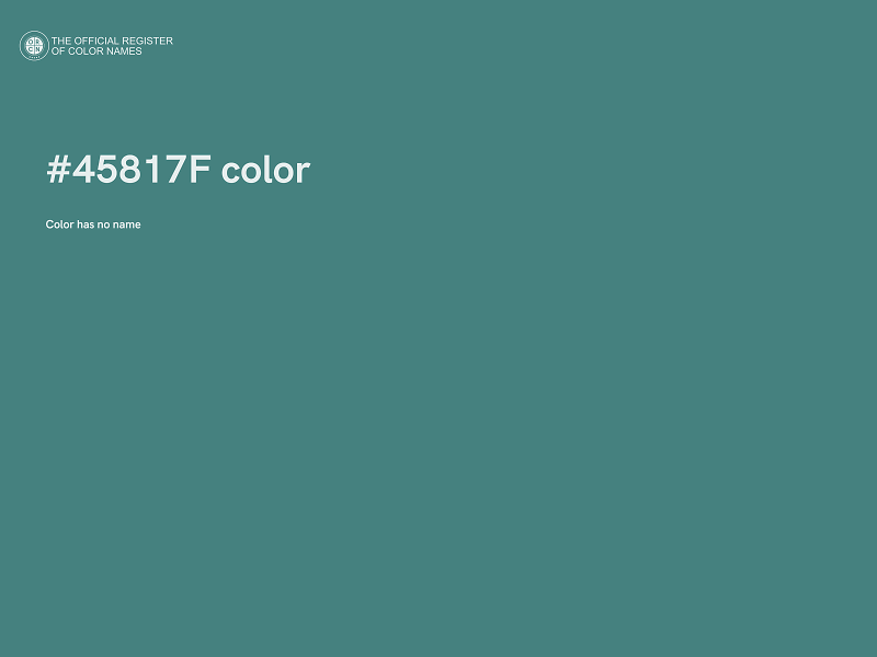 #45817F color image