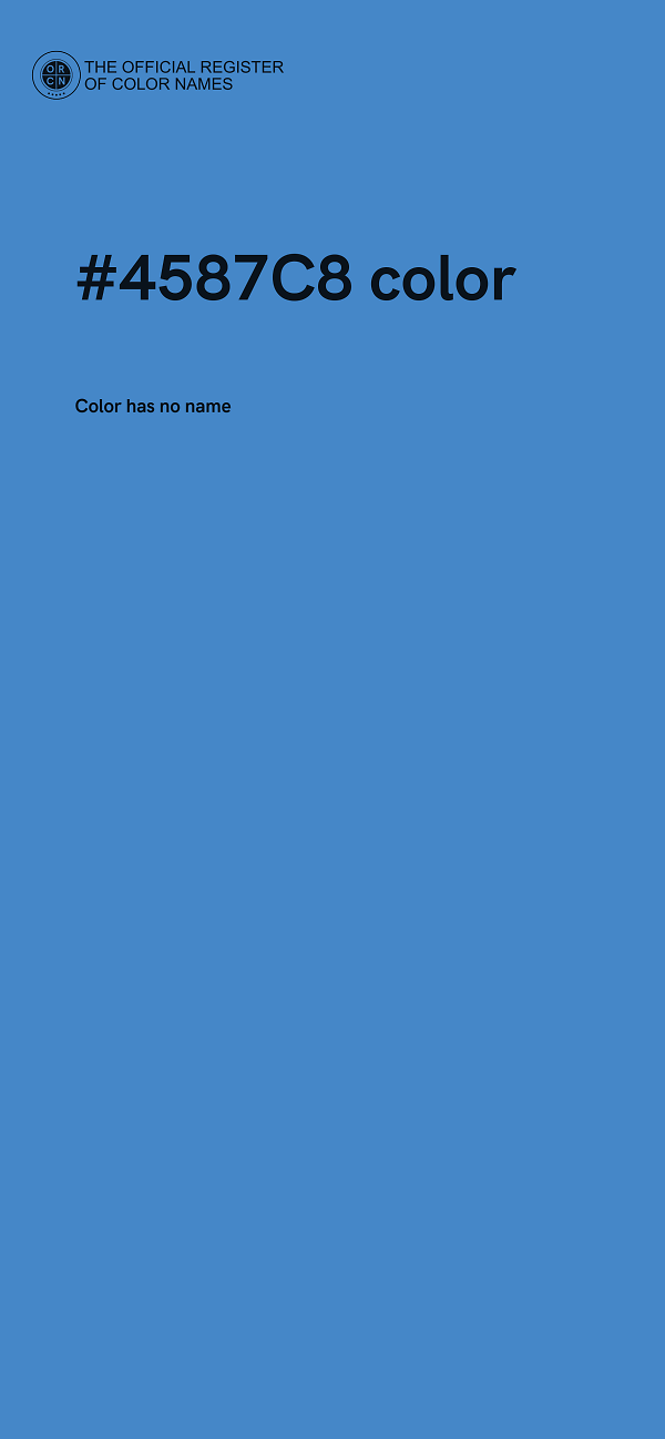 #4587C8 color image