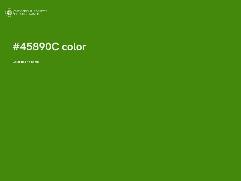 #45890C color image