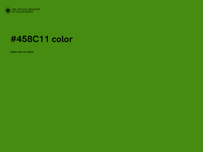 #458C11 color image