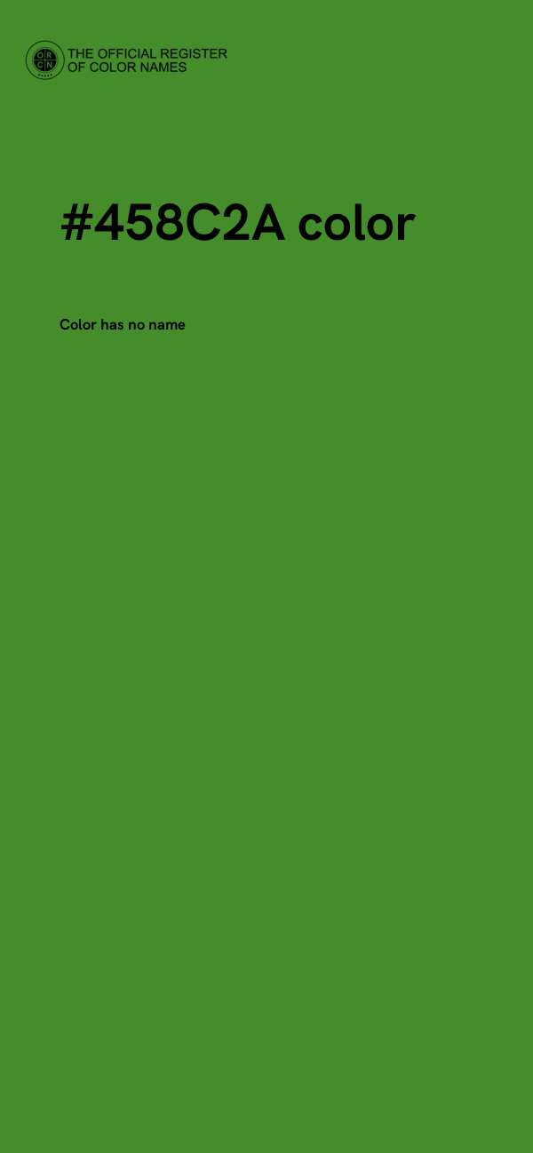 #458C2A color image
