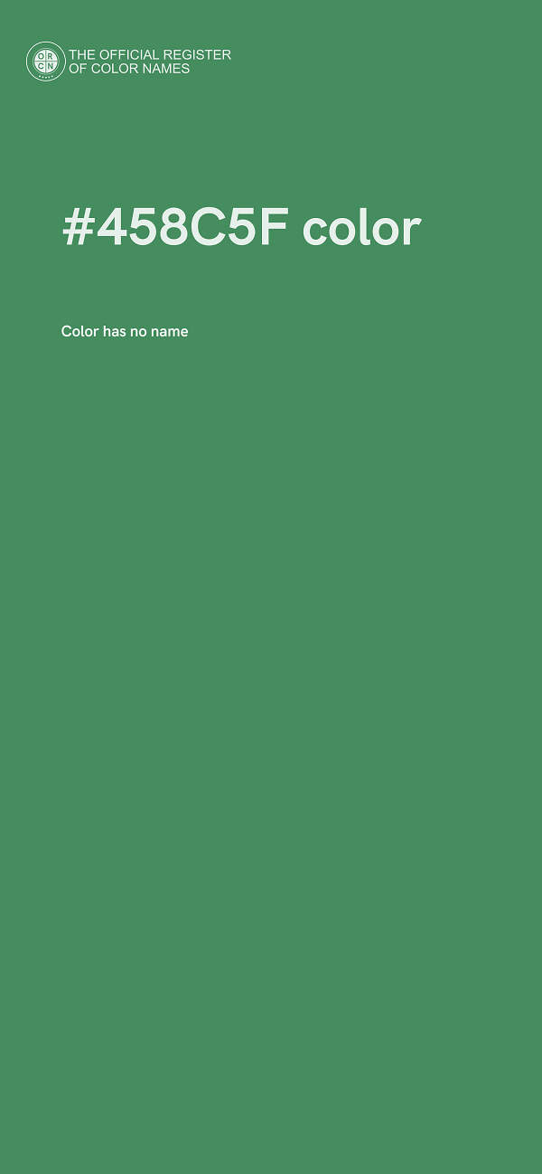 #458C5F color image