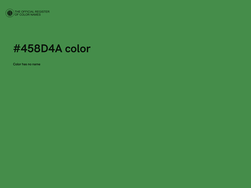 #458D4A color image