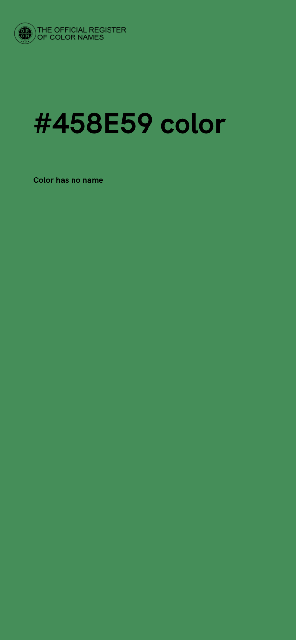 #458E59 color image