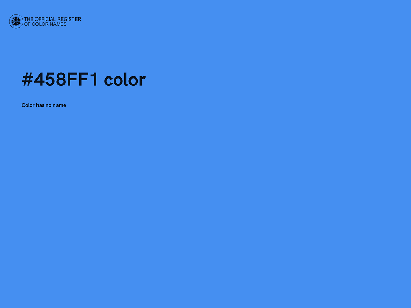 #458FF1 color image