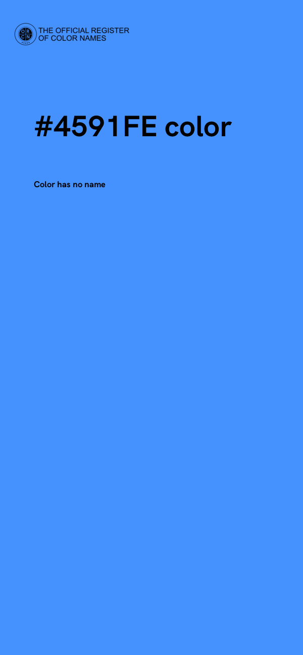 #4591FE color image