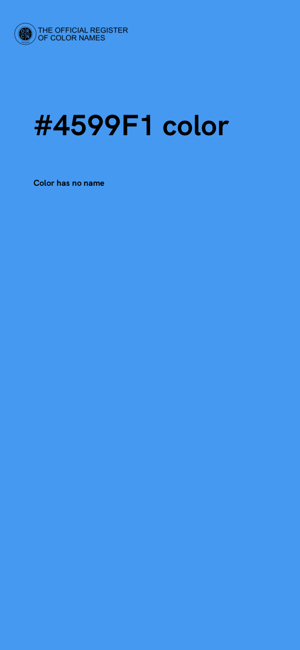 #4599F1 color image