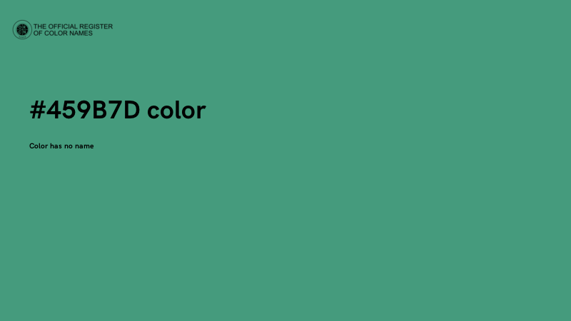 #459B7D color image