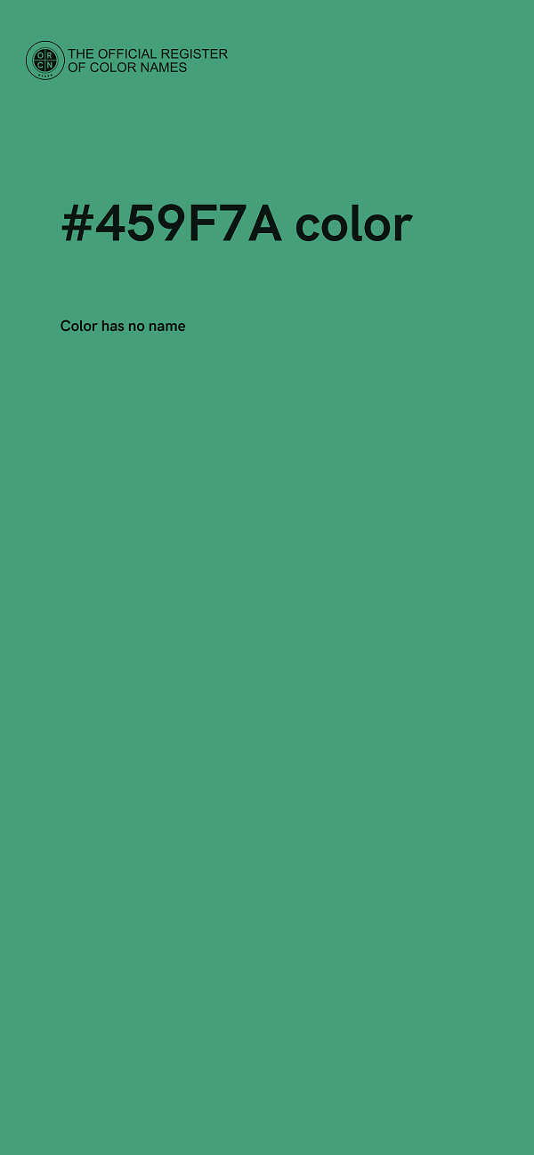 #459F7A color image