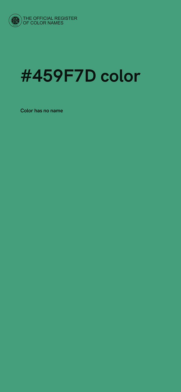 #459F7D color image