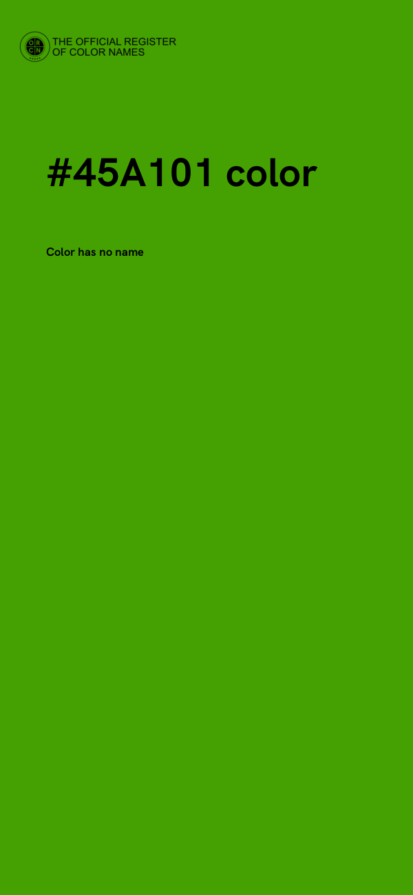#45A101 color image