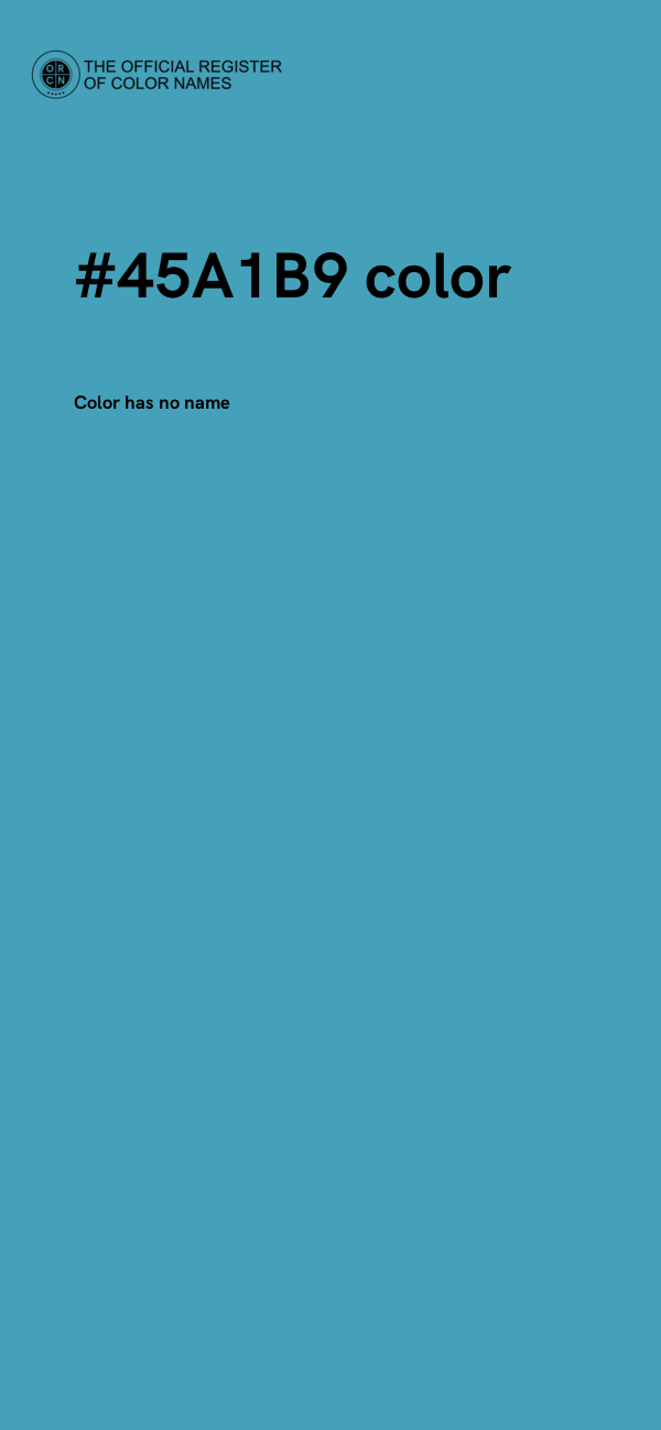 #45A1B9 color image