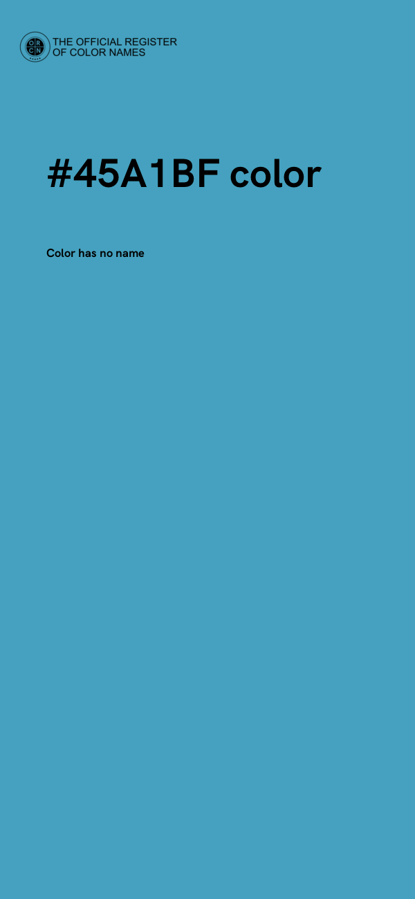 #45A1BF color image