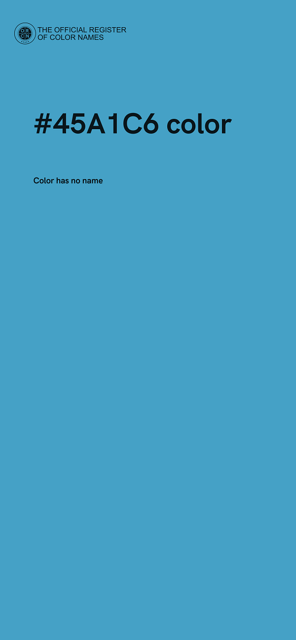 #45A1C6 color image