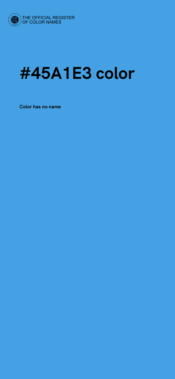 #45A1E3 color image
