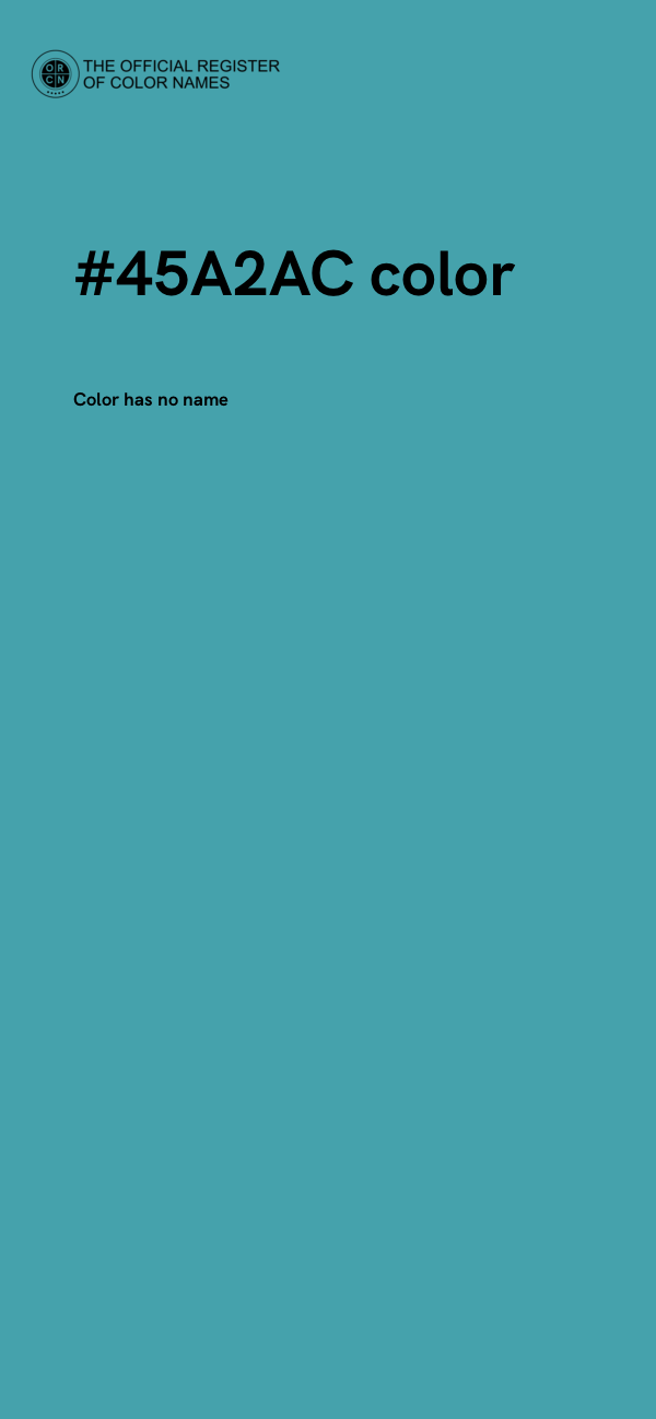 #45A2AC color image