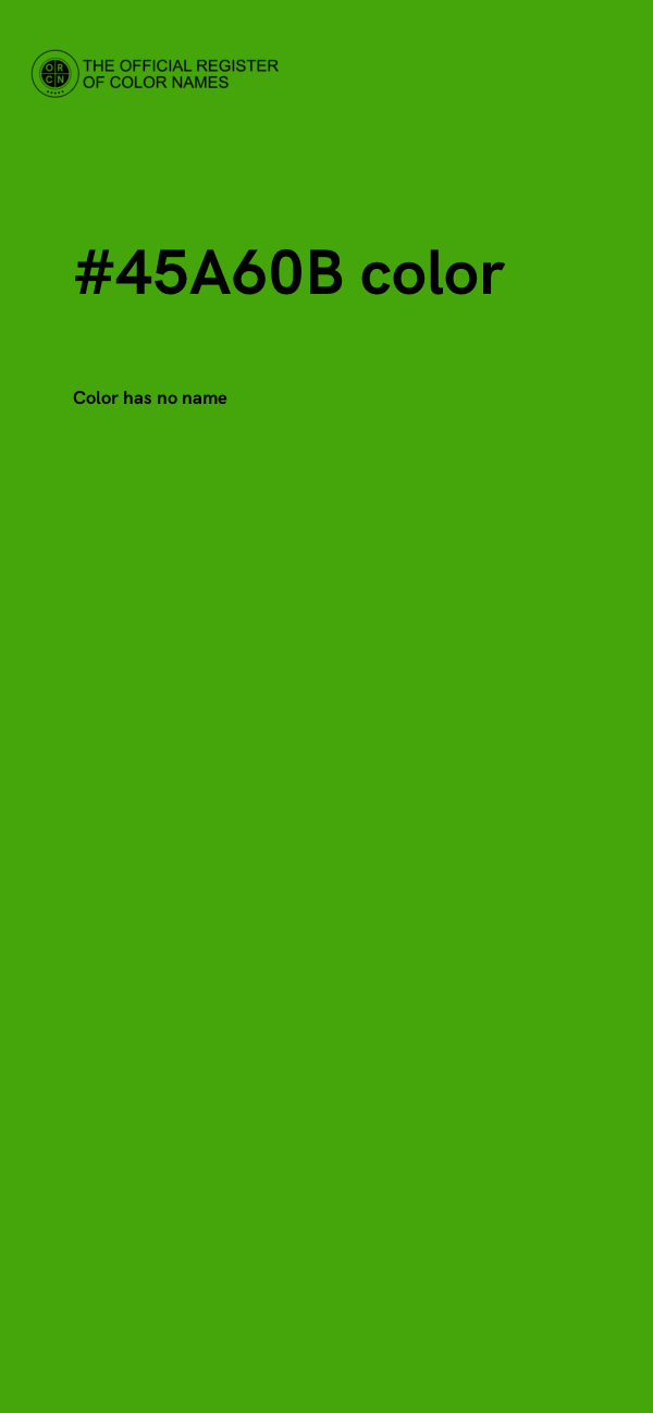 #45A60B color image