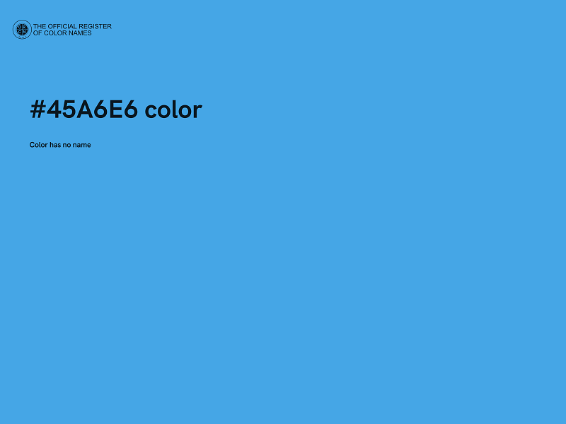 #45A6E6 color image