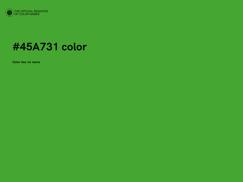 #45A731 color image