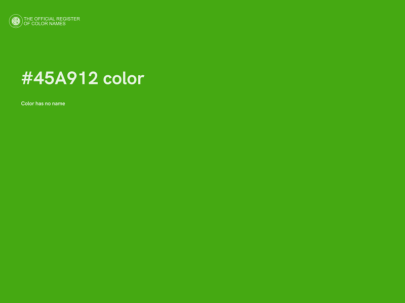 #45A912 color image