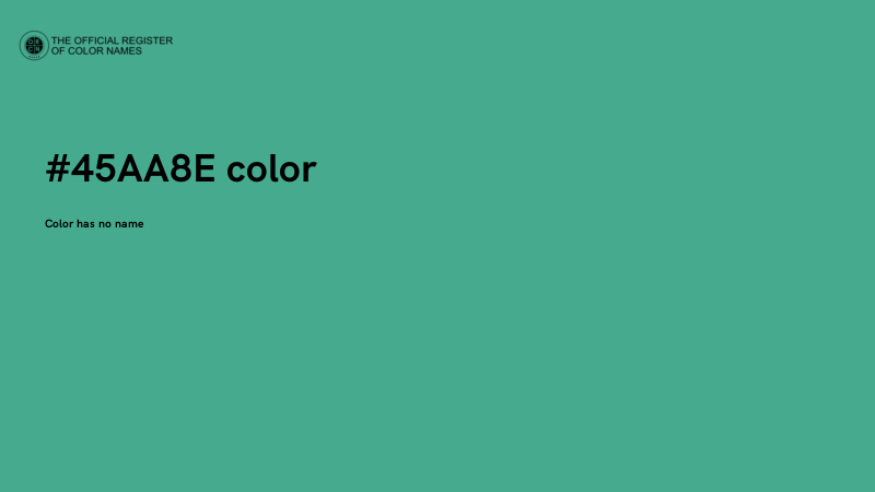 #45AA8E color image