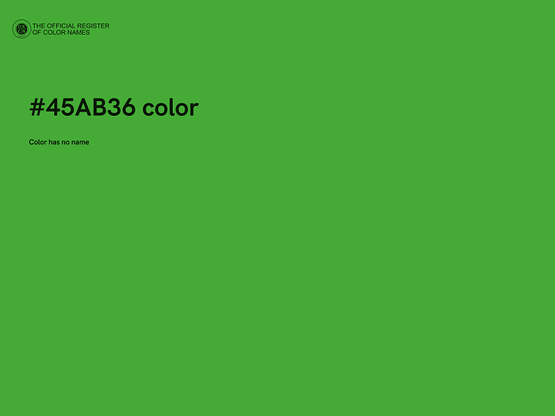 #45AB36 color image