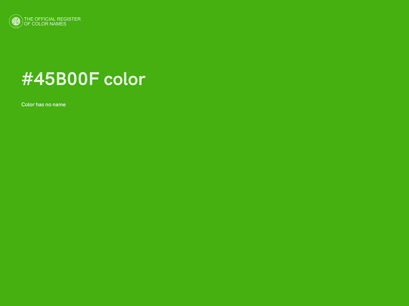 #45B00F color image