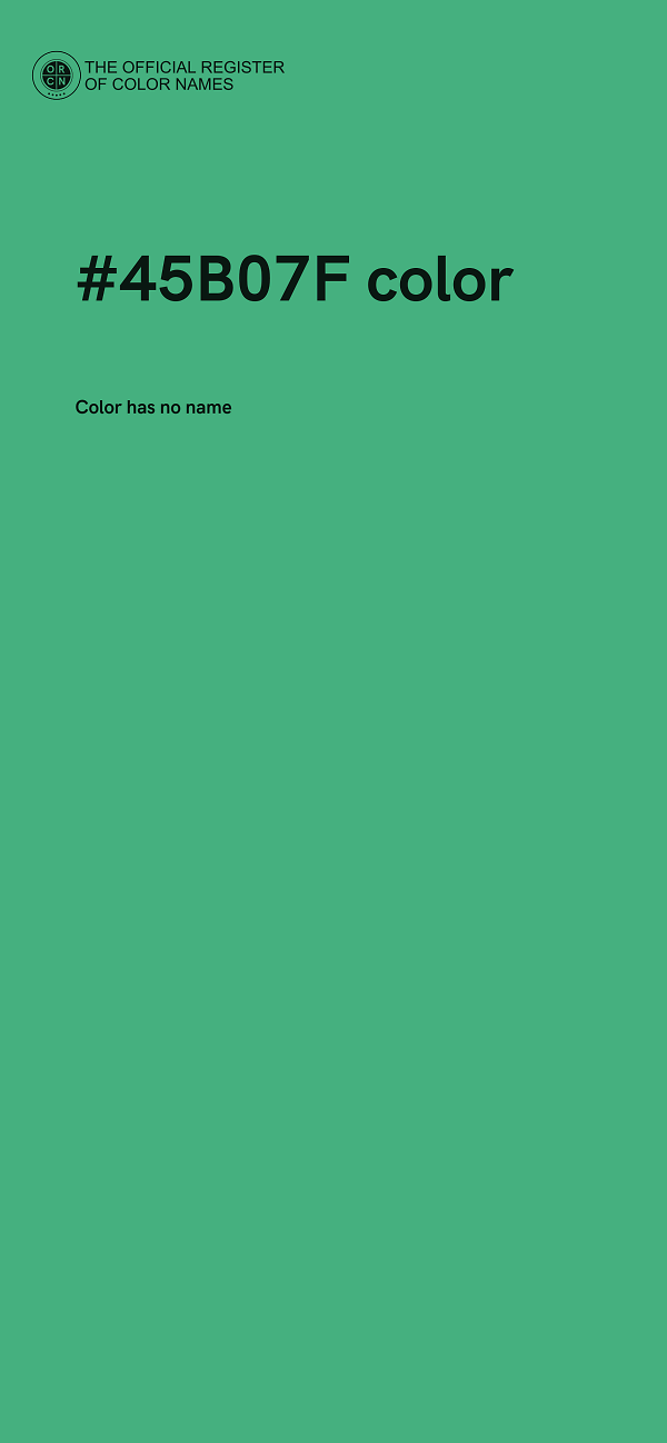 #45B07F color image