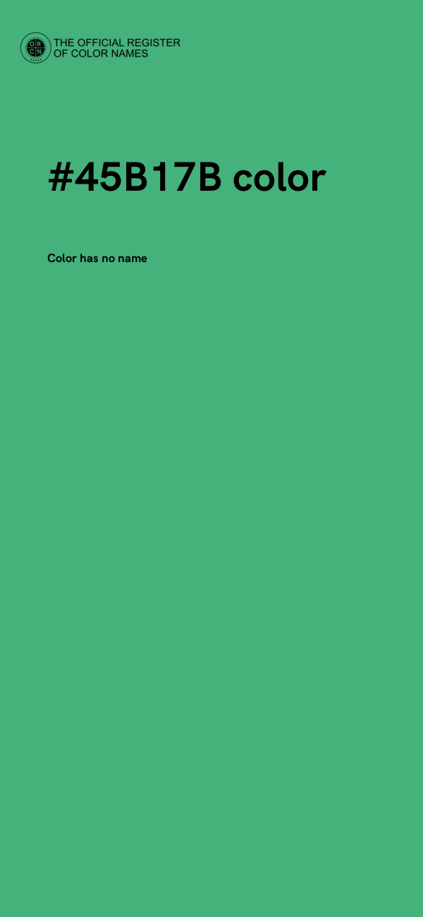 #45B17B color image
