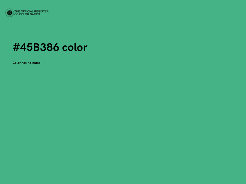 #45B386 color image