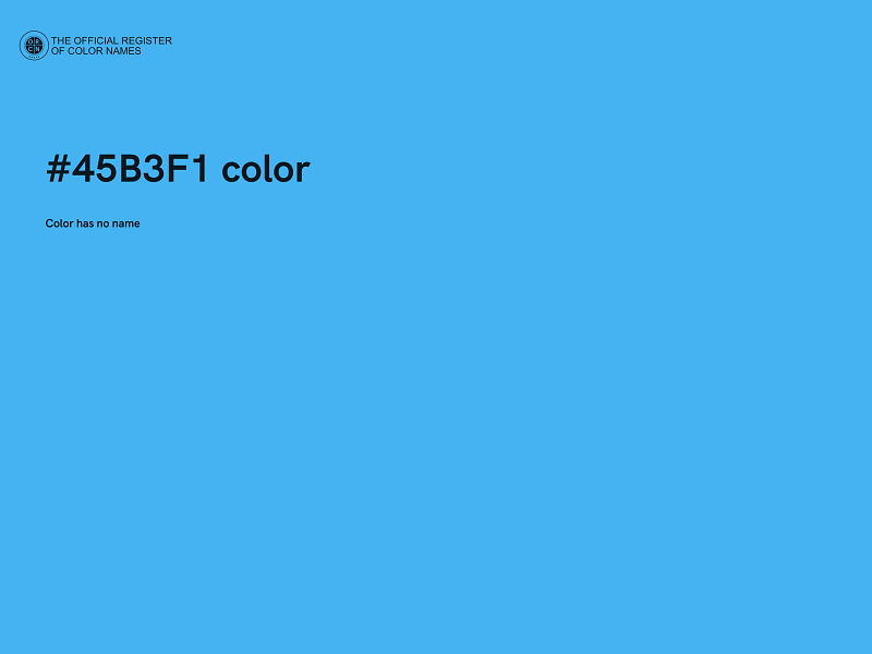 #45B3F1 color image