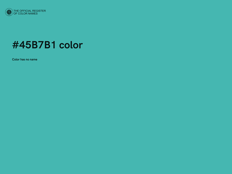 #45B7B1 color image