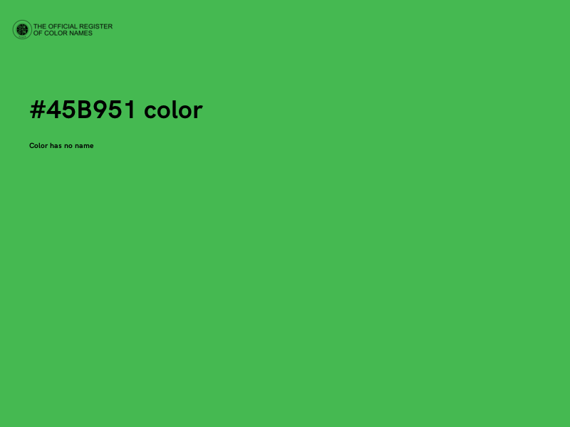 #45B951 color image