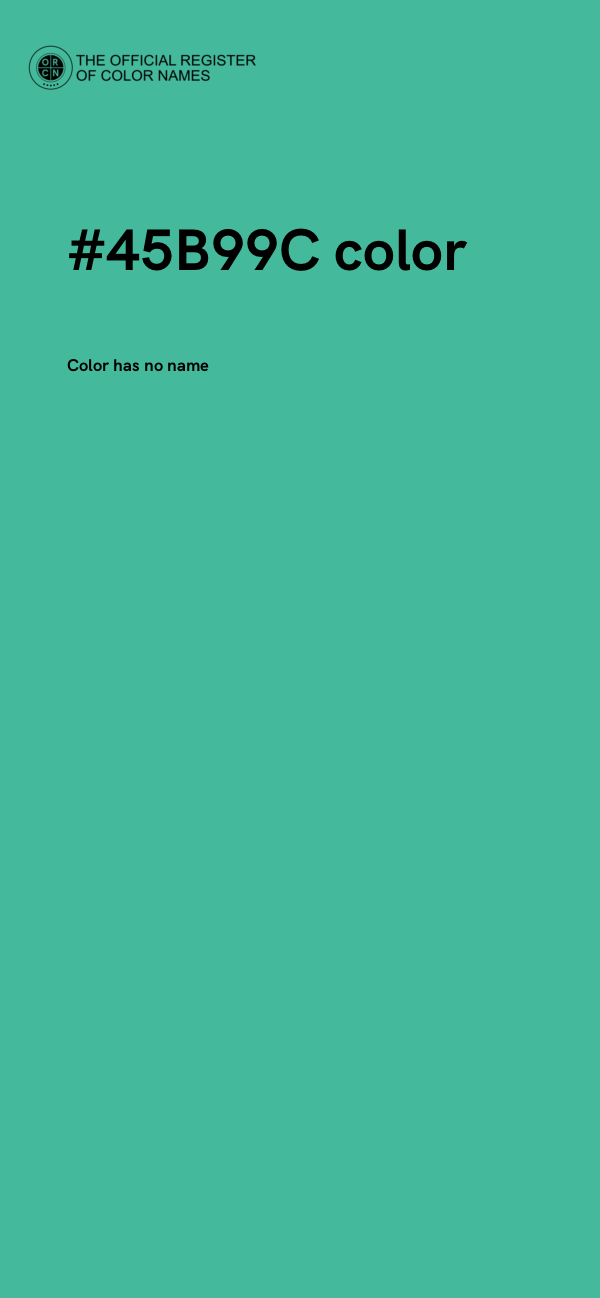 #45B99C color image