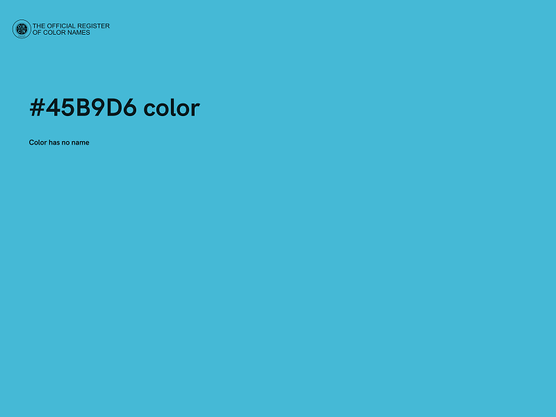 #45B9D6 color image