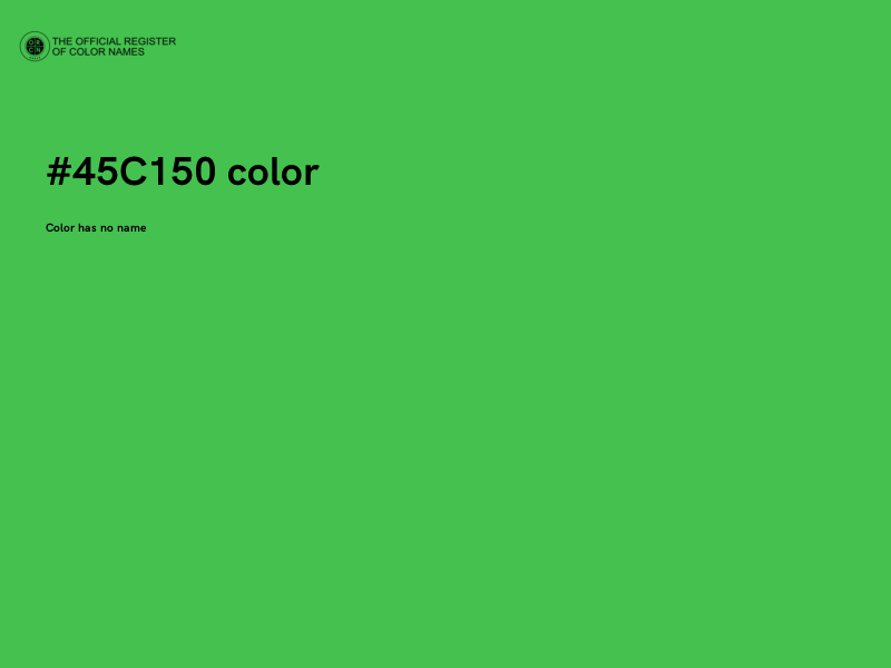 #45C150 color image