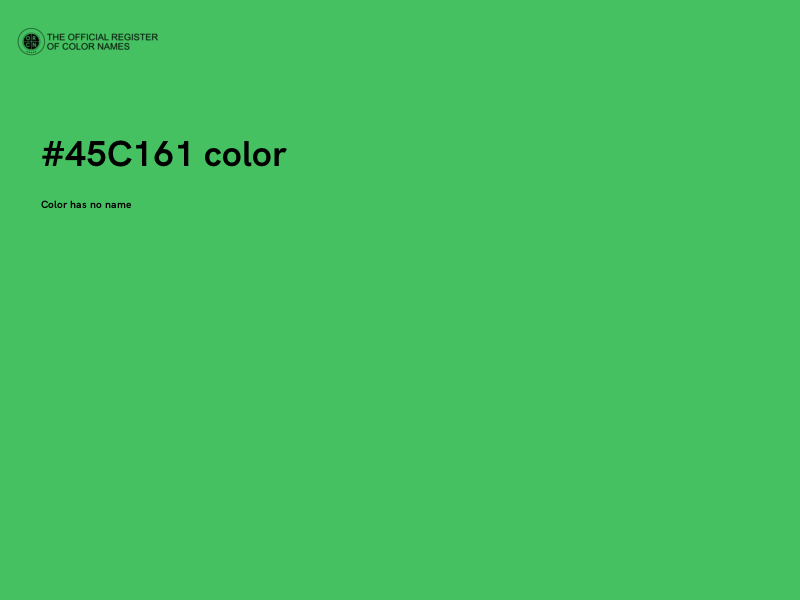 #45C161 color image