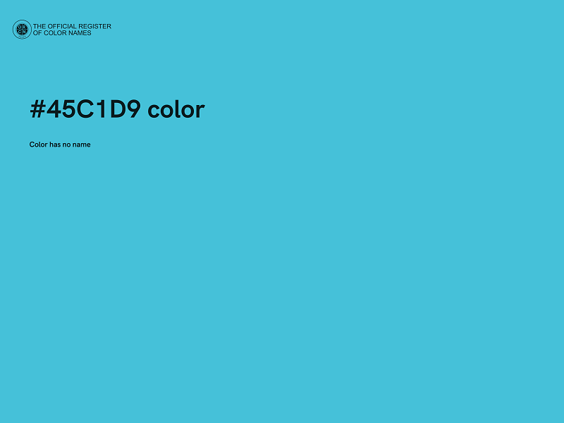 #45C1D9 color image