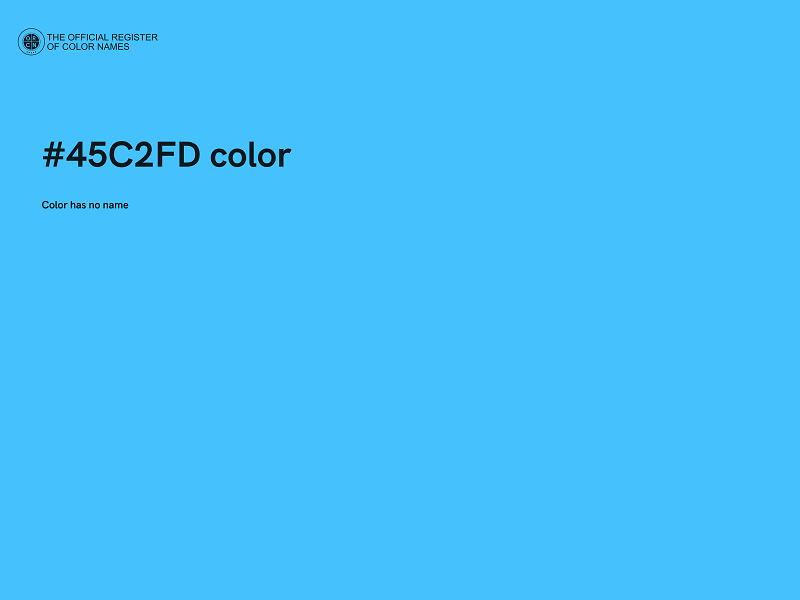 #45C2FD color image