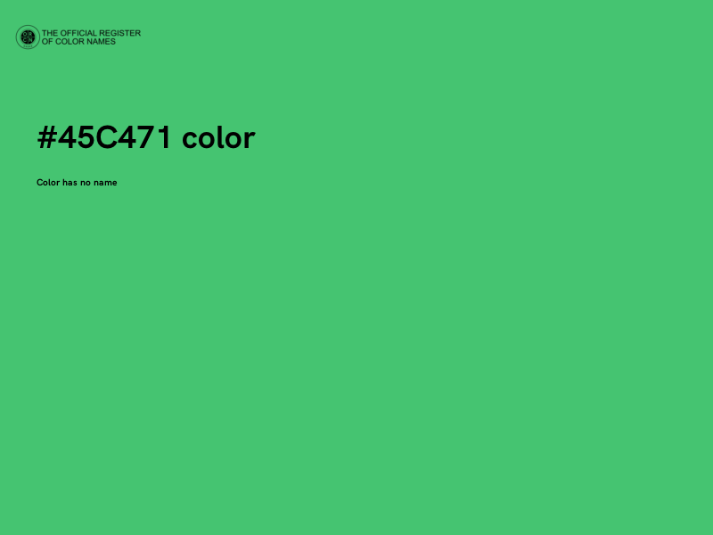 #45C471 color image