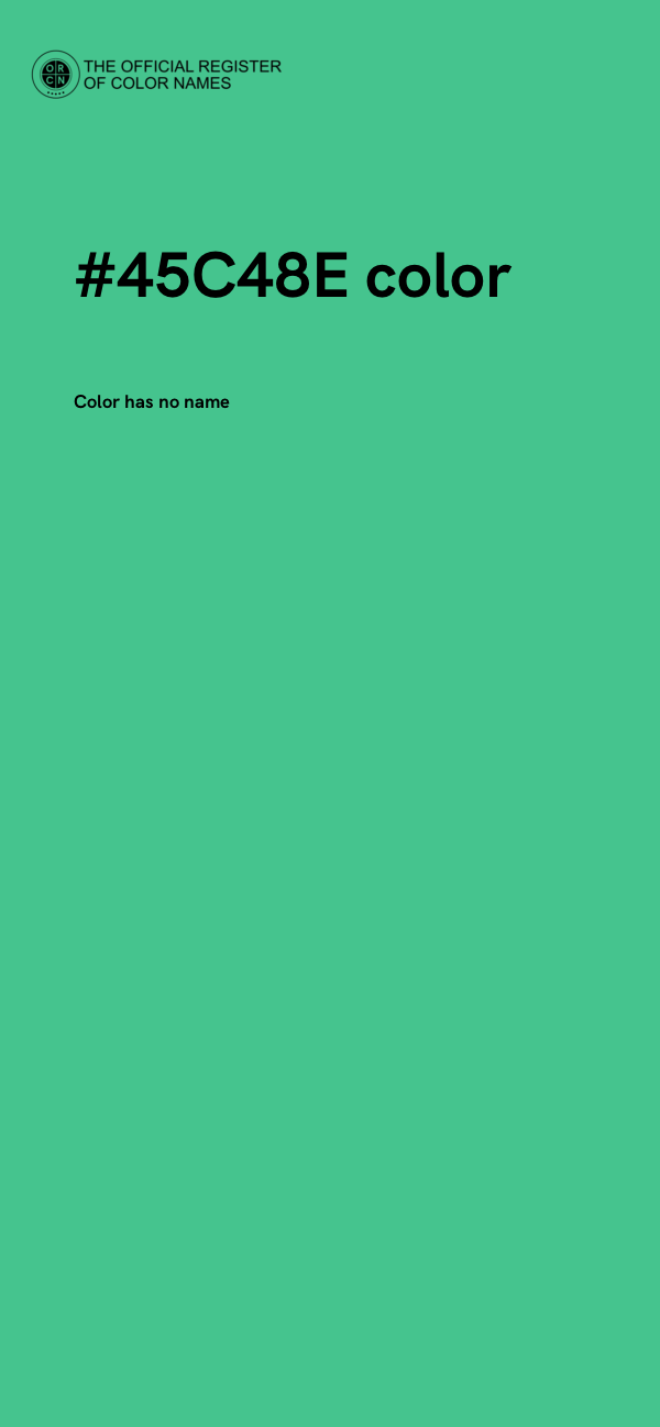 #45C48E color image