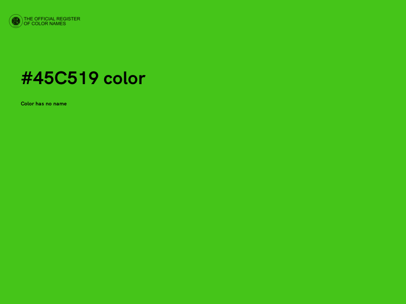 #45C519 color image